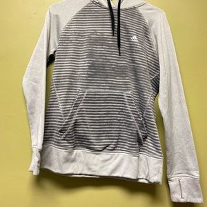 Adidas Grey/Black Ultimate Hoodie SZ M